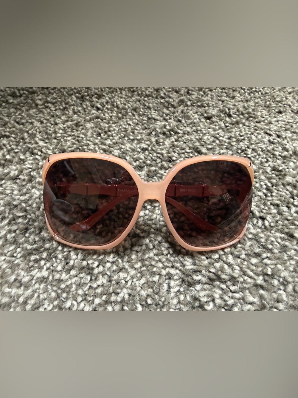 Dana Buchman Pink Oversized Women's Sunglasses